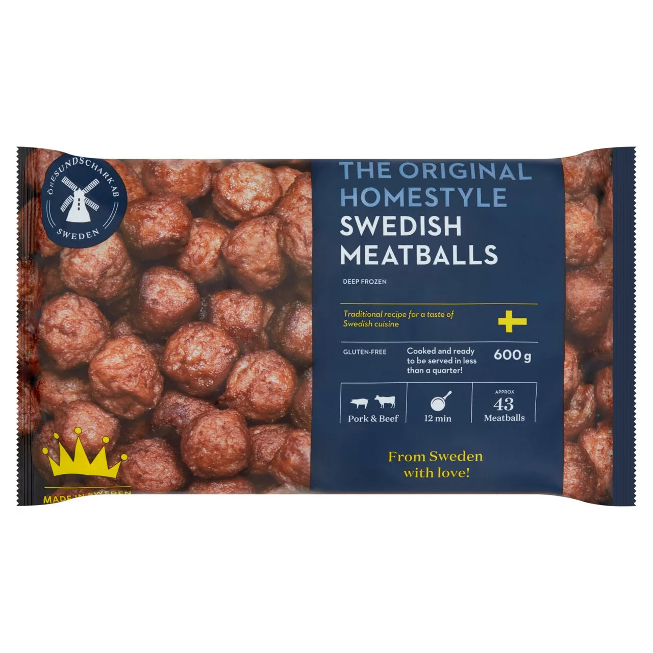 Oresundschark Original Swedish Meatballs 600g