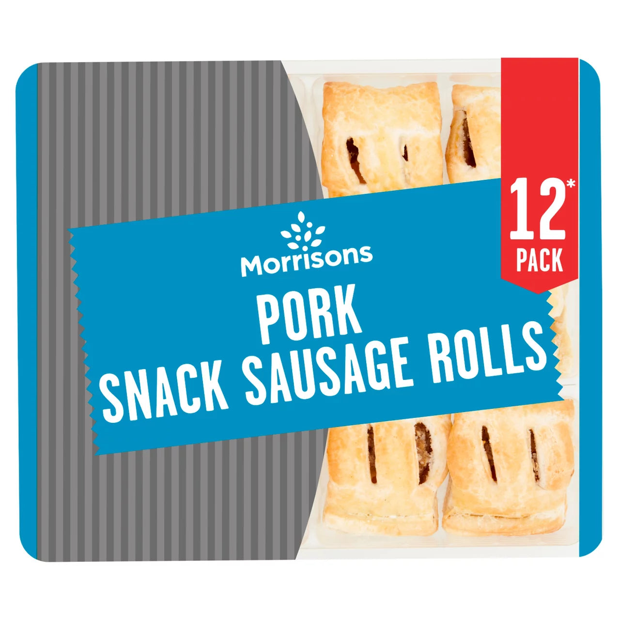 Morrisons Snack Size Pork Sausage Rolls 12pk