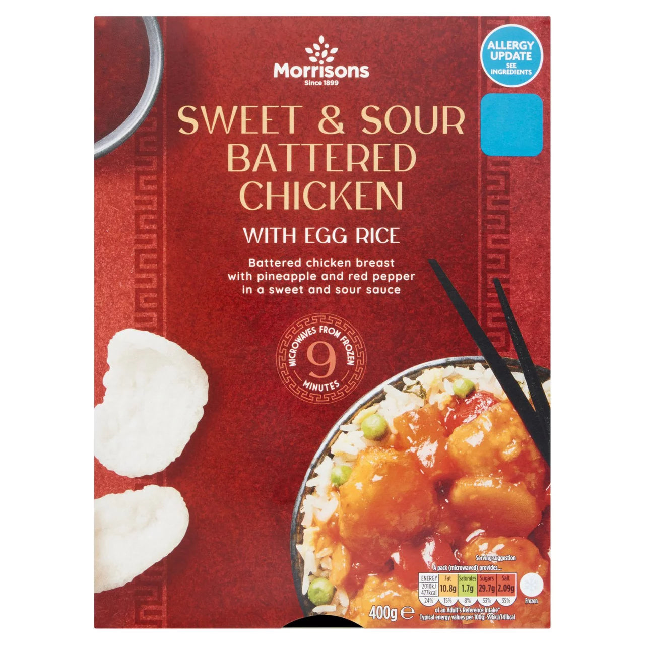 Morrisons Sweet & Sour Battered Chicken 400g