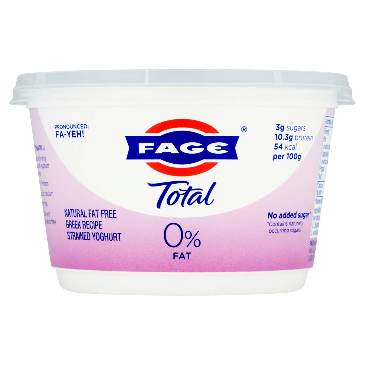 Fage Total 0% Fat Strained Yoghurt 450g