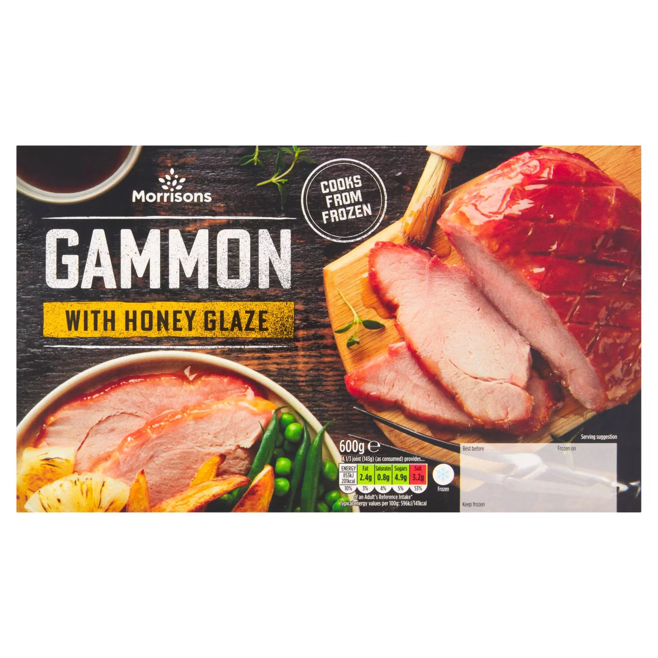 Morrisons Gammon with Honey Glaze 600g