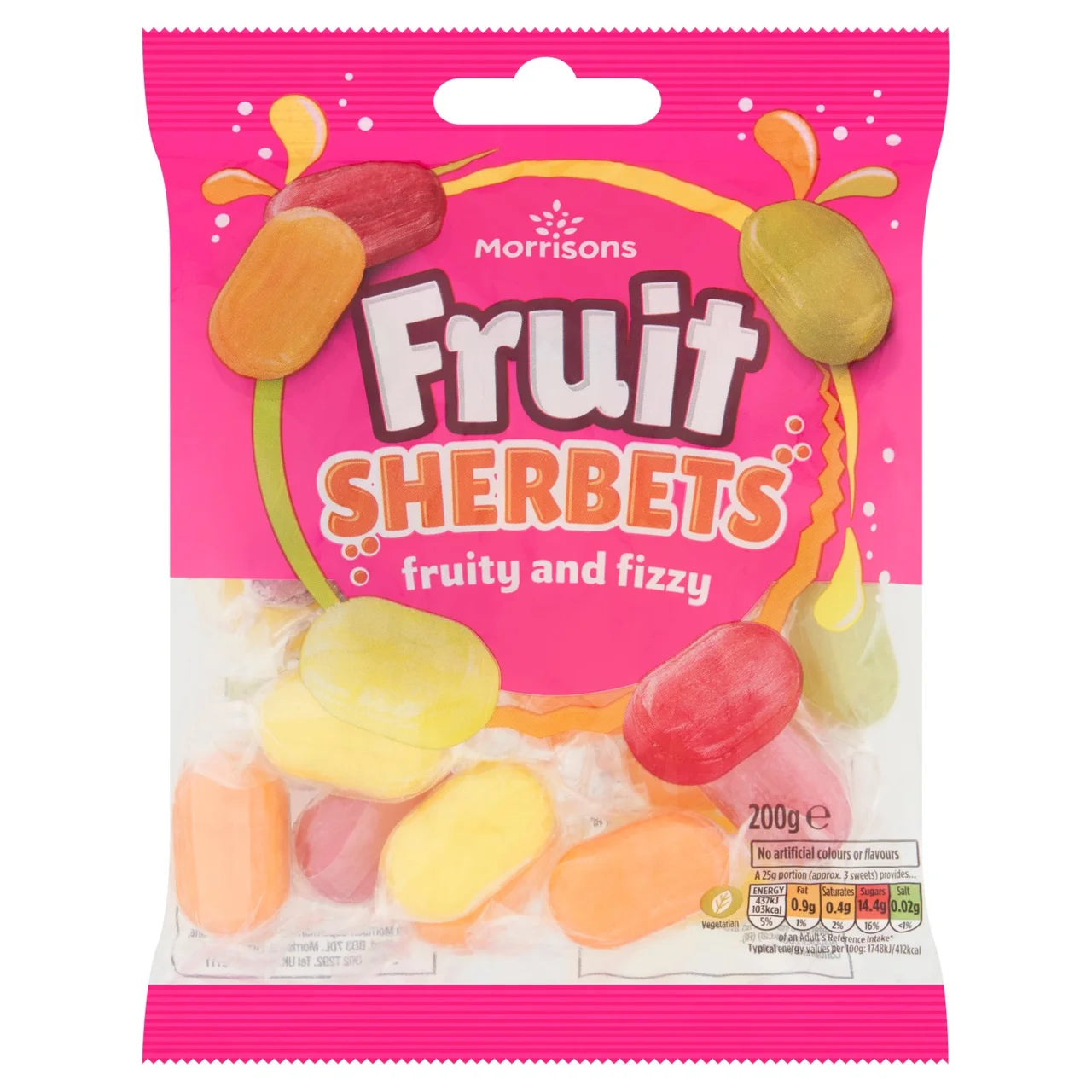 Morrisons Fruit Sherberts 200g