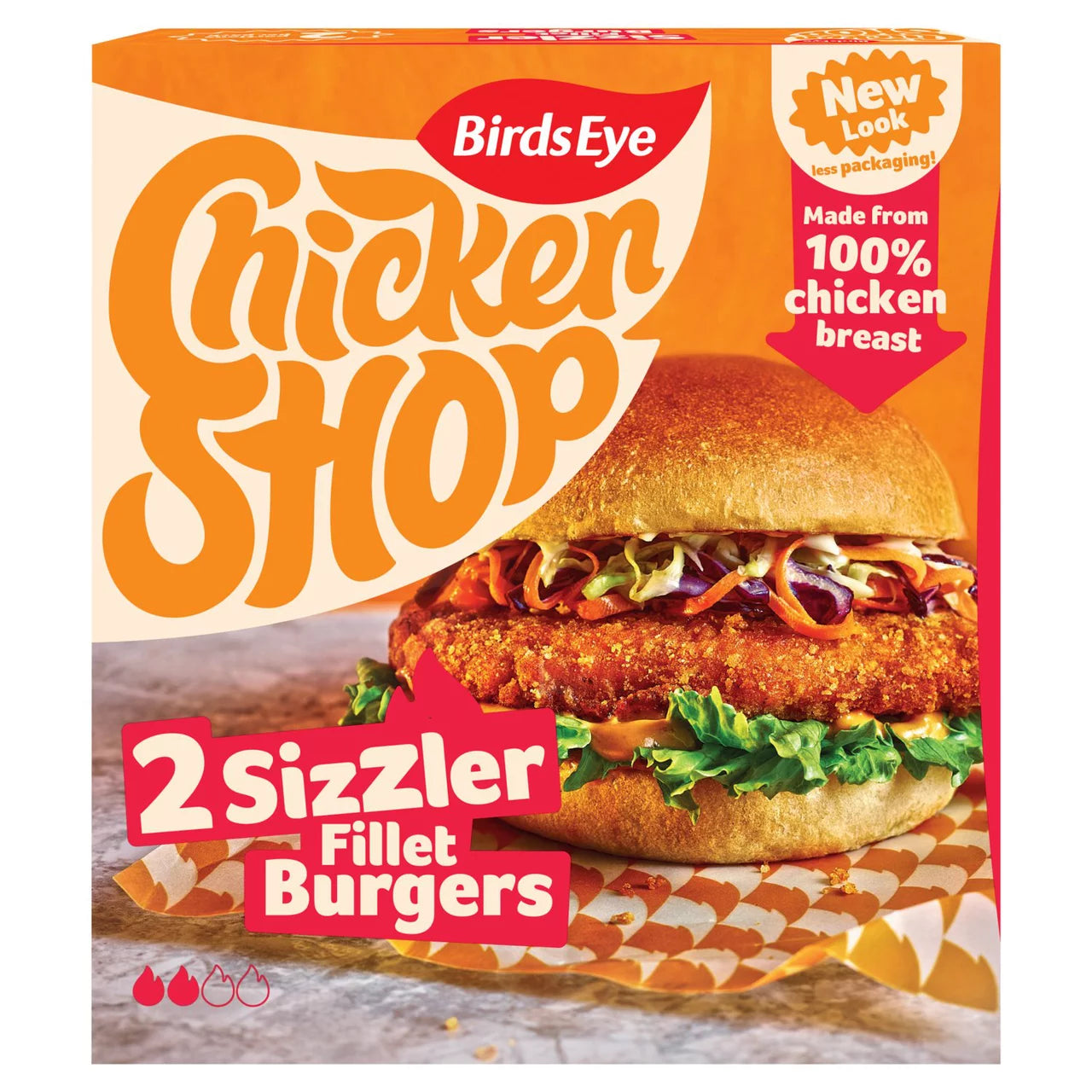 Birds Eye Chicken Shop 2 Sizzler Fillet Burgers 227g