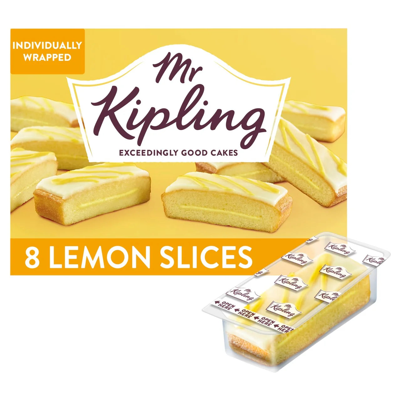 Mr Kipling 6 Lemon Slices