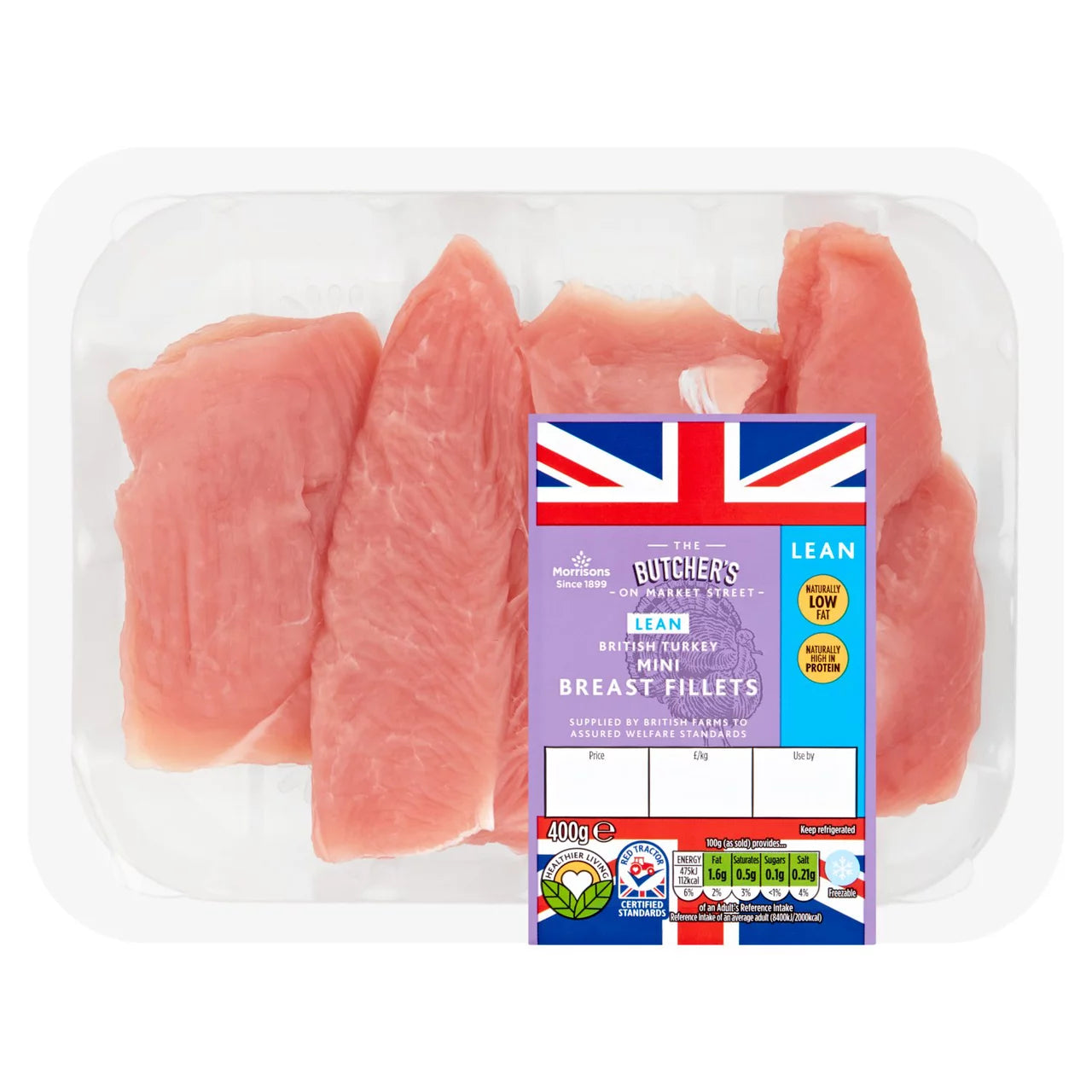 Morrisons British Turkey Mini Fillets 400g