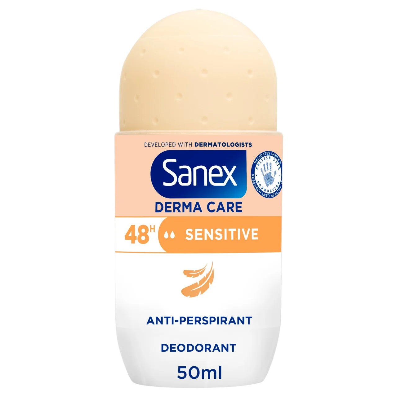 Sanex Derma Care Sensitive 48hr Roll On Deodorant 50ml