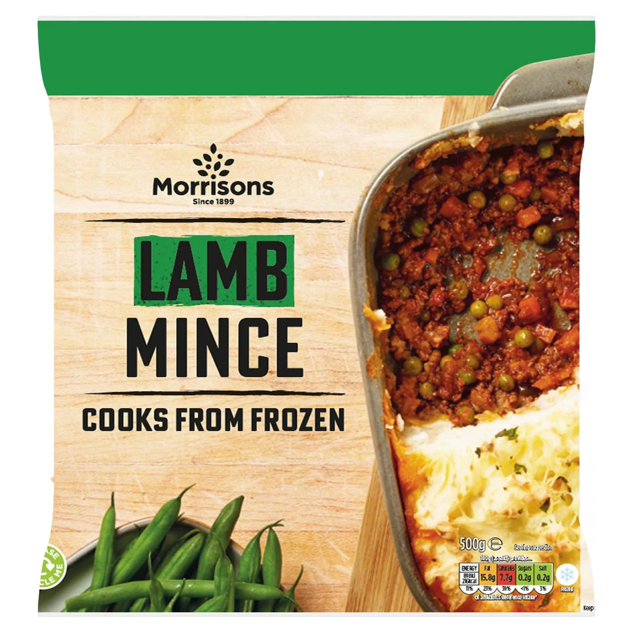 Morrisons Frozen Minced Lamb 500g