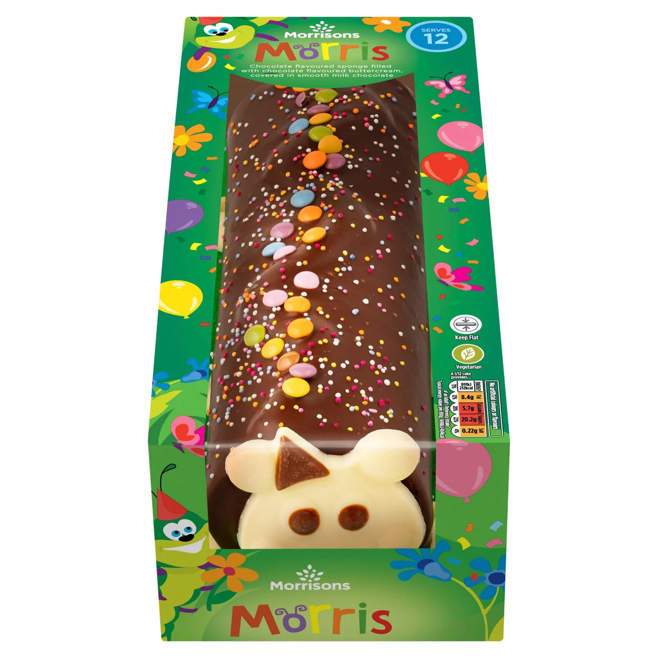 Morrisons Caterpillar Celebration Cake