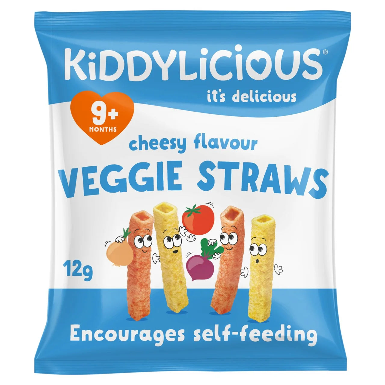 Kiddylicious Cheesy Straws 12g