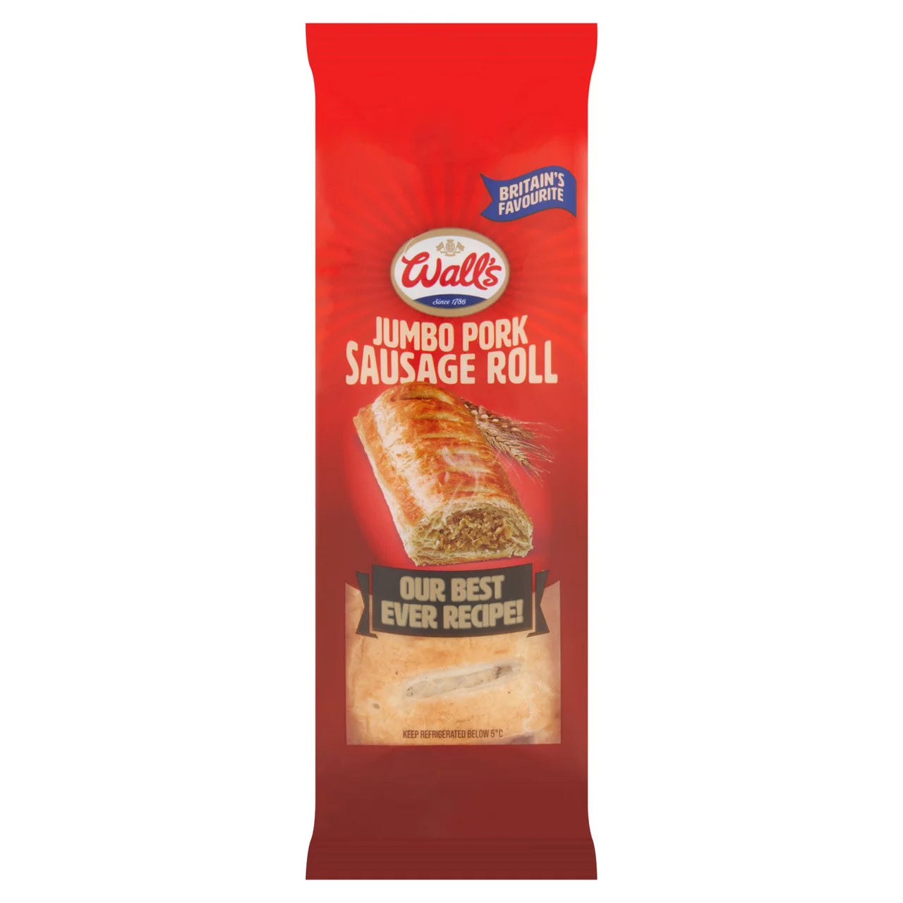 Walls Jumbo Sausage Roll 130g