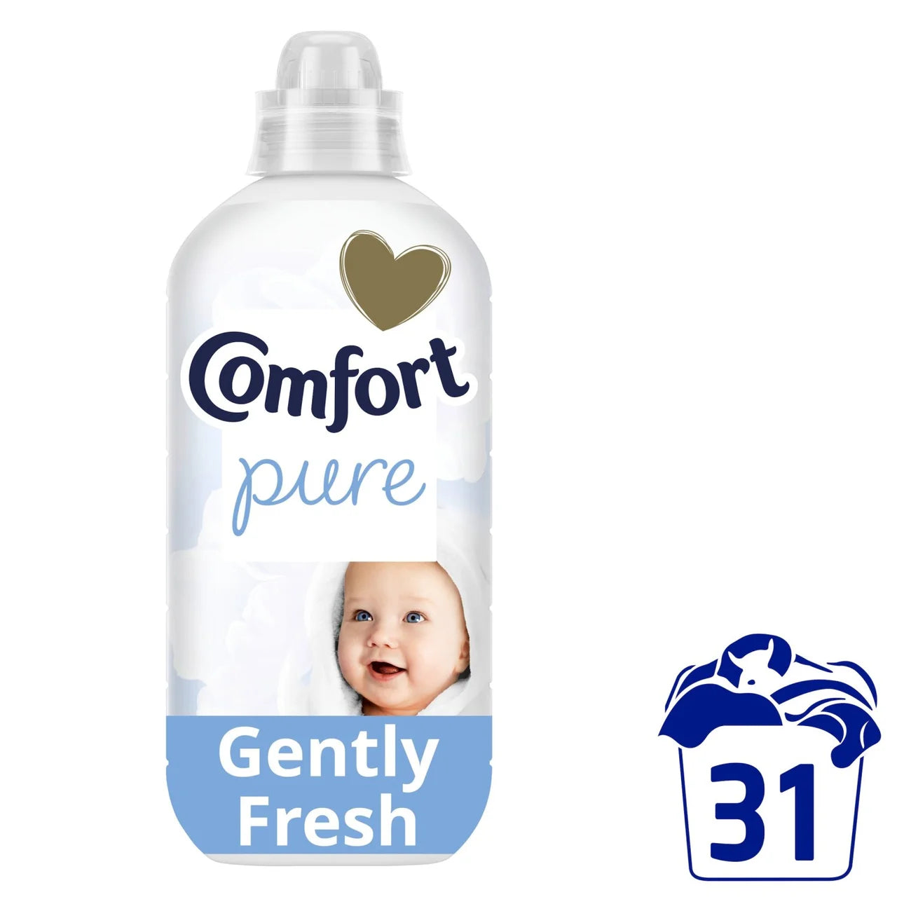 Comfort Pure Sensitive Skin Fabric Conditioner 31 Washes 930ml