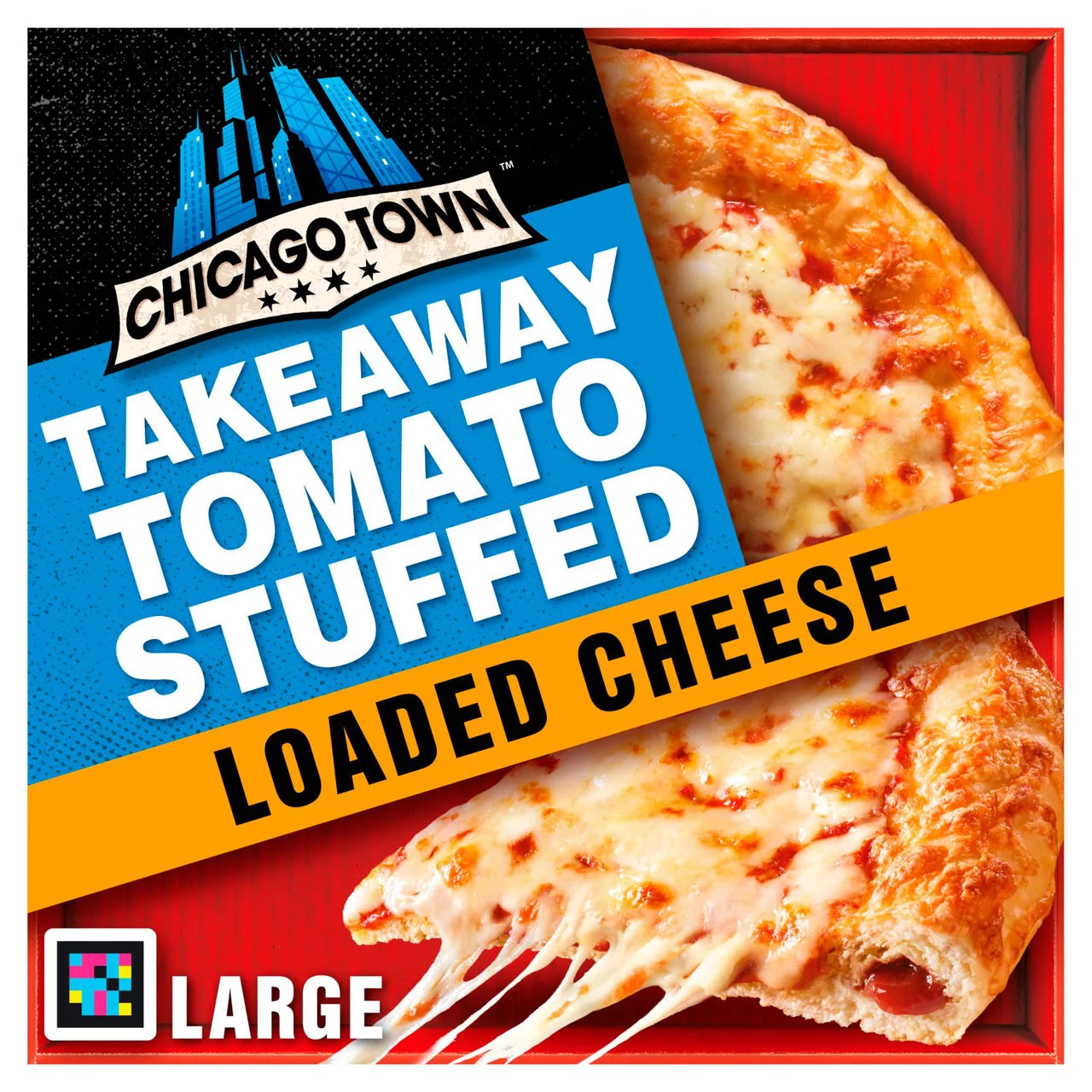 Chicago Town Takeaway Tomato Stuffed Crust Loaded Cheese 630g