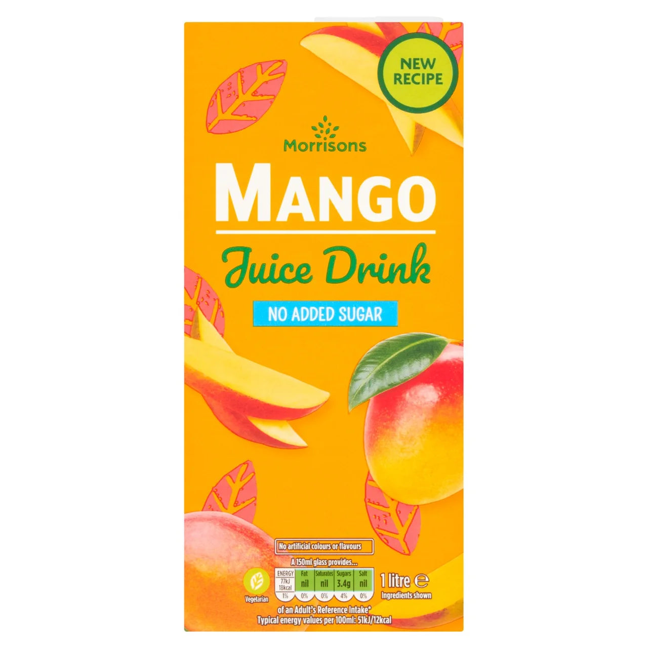Morrisons Mango Juice No Added Sugar 1L [700]