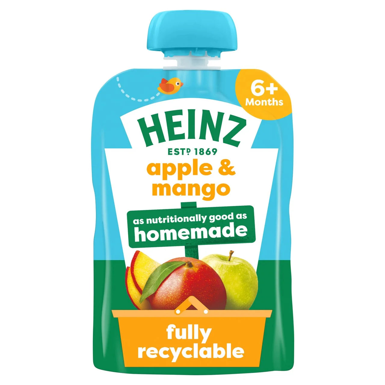 Heinz Apple & Mango Puree 4-36 Months 100g