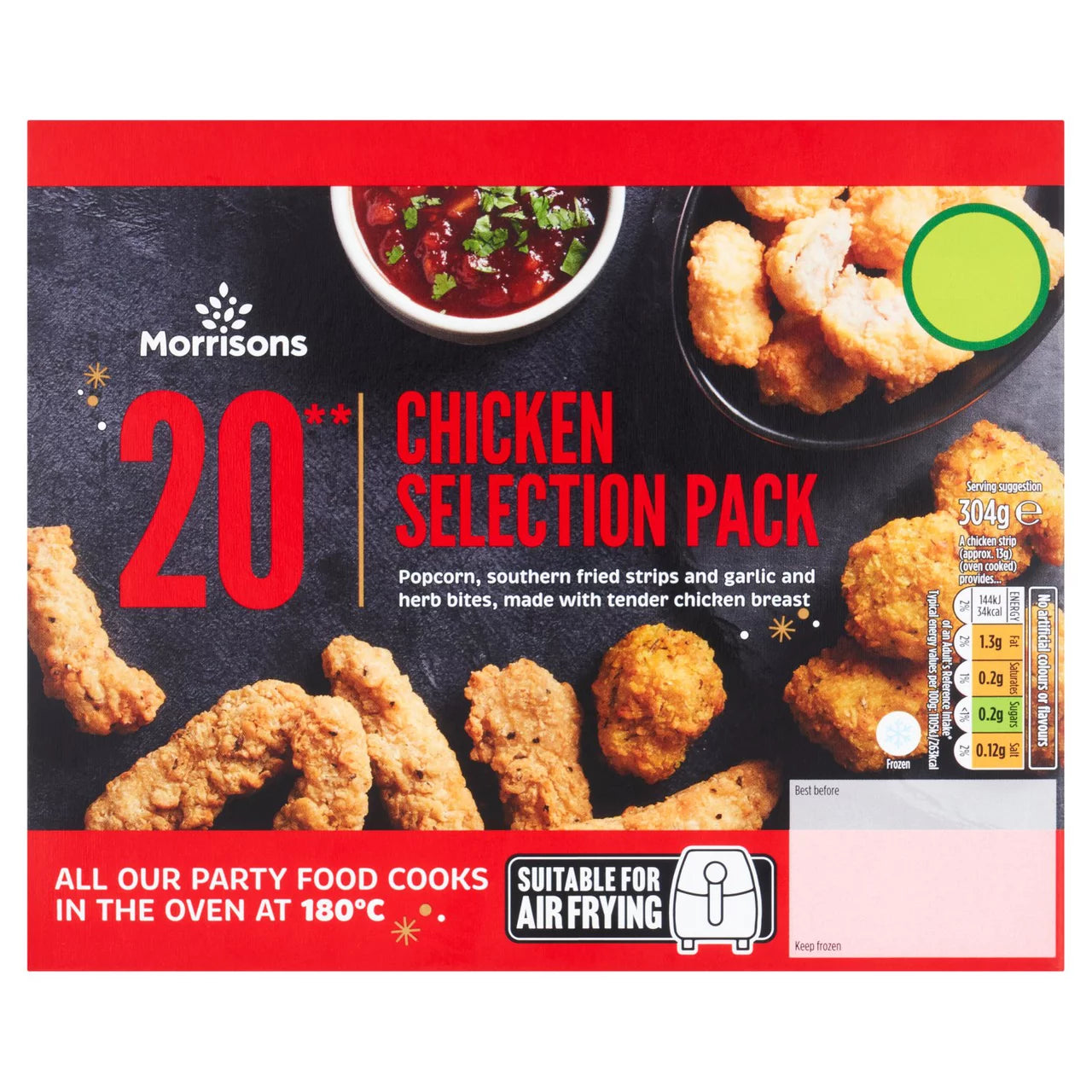 Morrisons 20 Piece Chicken Selection Pack 304g