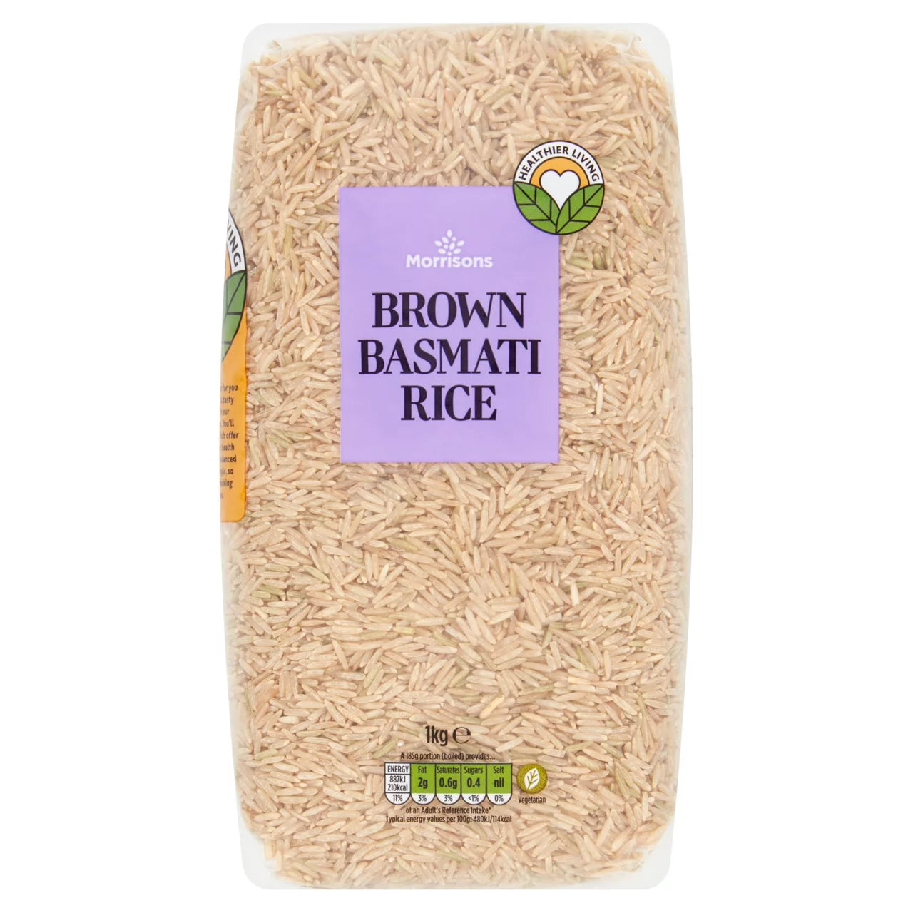 Morrisons Brown Basmati Rice 1kg