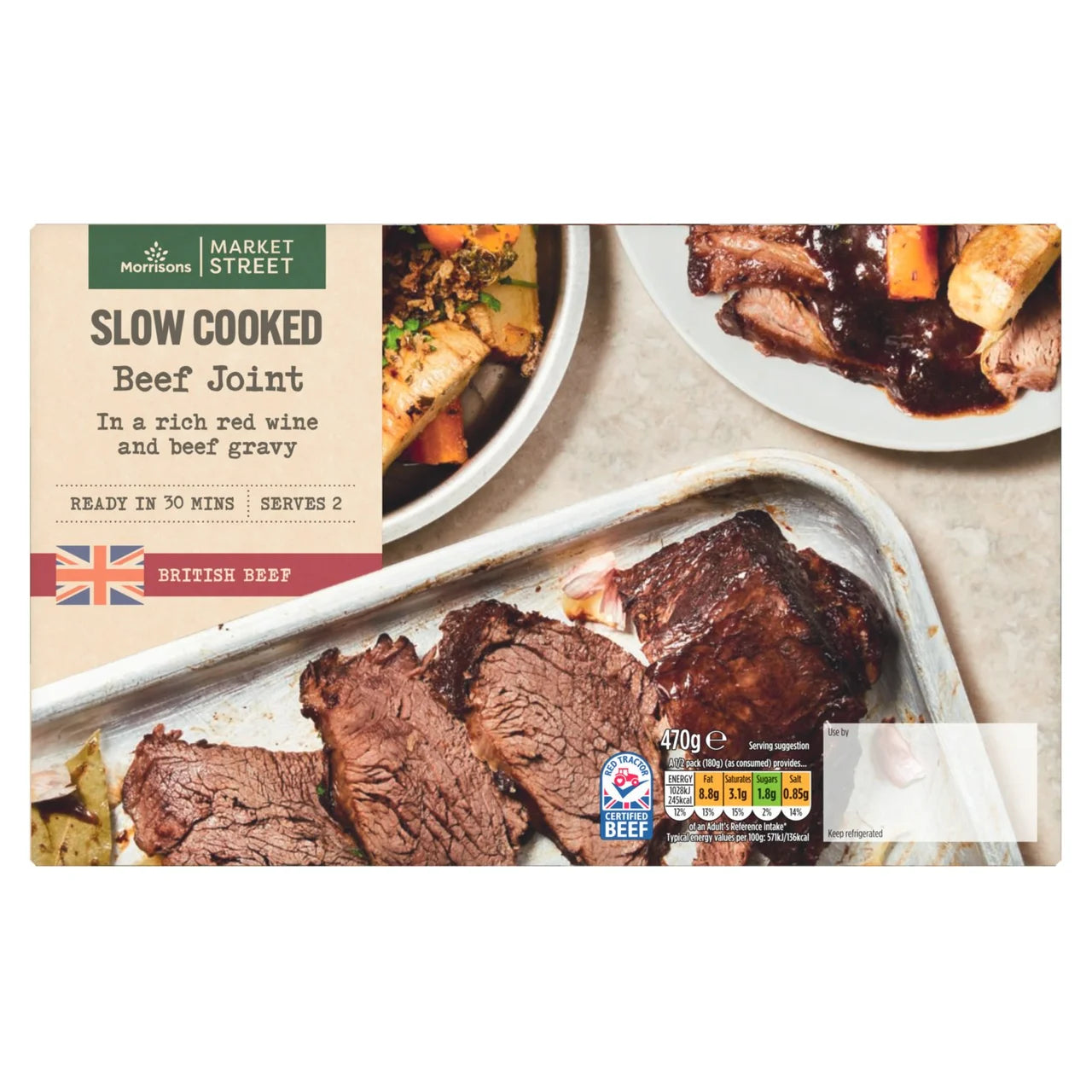 Morrisons Beef Joint In Red Wine Gravy 470g