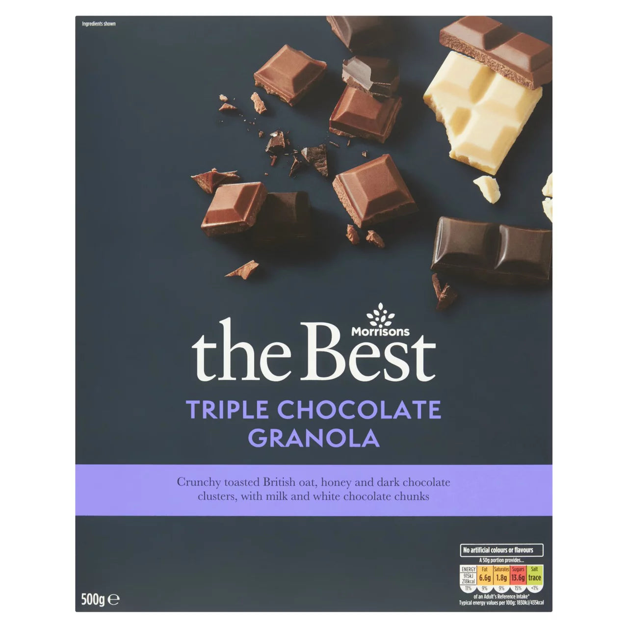 Morrisons The Best Triple Chocolate Granola 500g