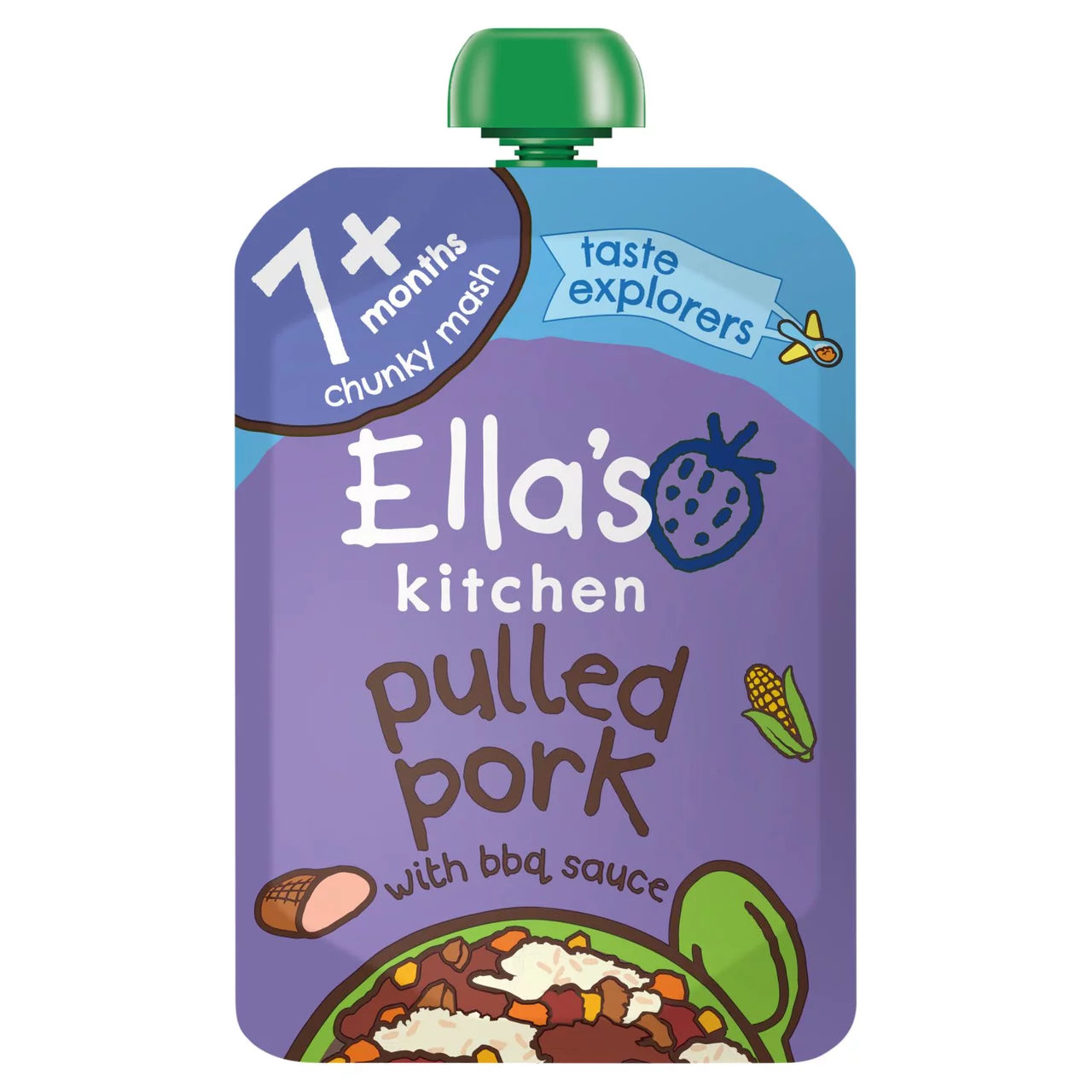 Ellas Kitchen Organic Pulled Pork With BBQ Sauce 7+ Months 130g