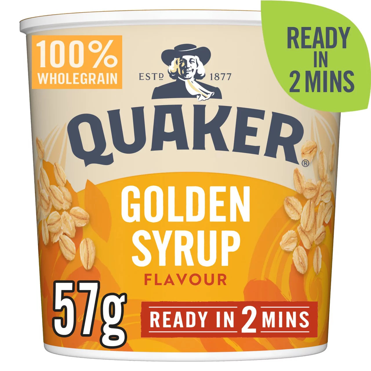 Quaker Oats Oat So Simple Golden Syrup 57g