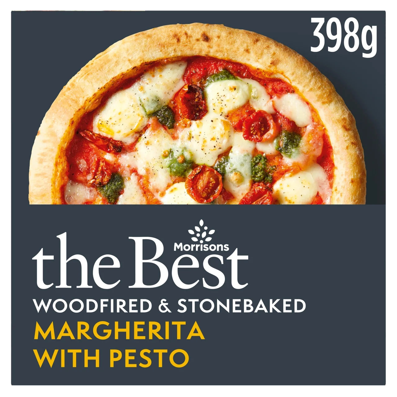 Morrisons The Best Margherita Pesto Pizza 398g