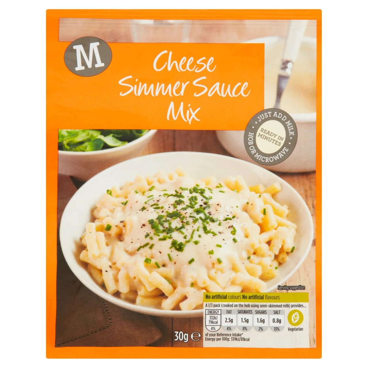 Morrisons Simmer Sauce Cheese Mix 30g