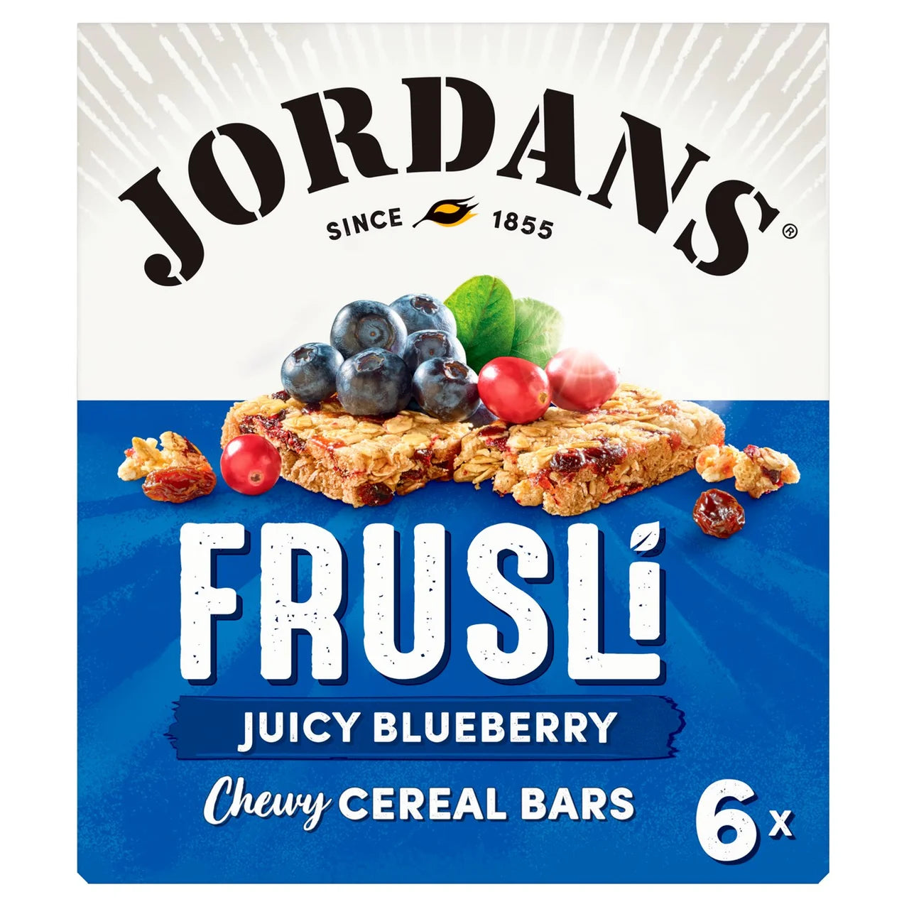 Jordan Frusli Blueberry 6 x 30g