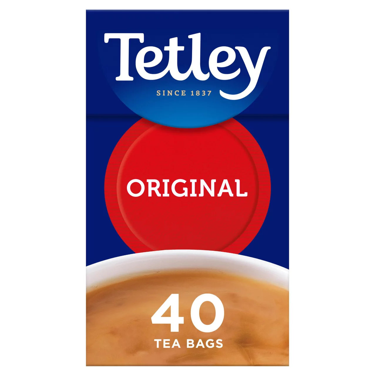Tetley 40 Tea Bags Soft Pack