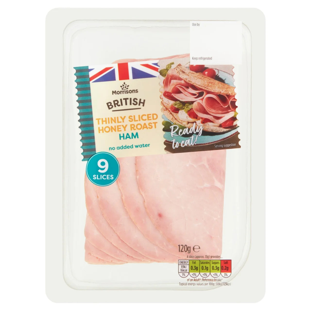 Morrisons Carvery Honey Roast Ham 120g