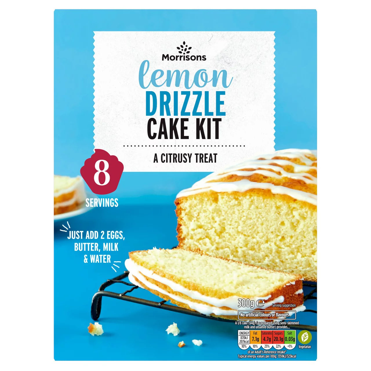 Morrisons Lemon Drizzle Cake Mix 320g