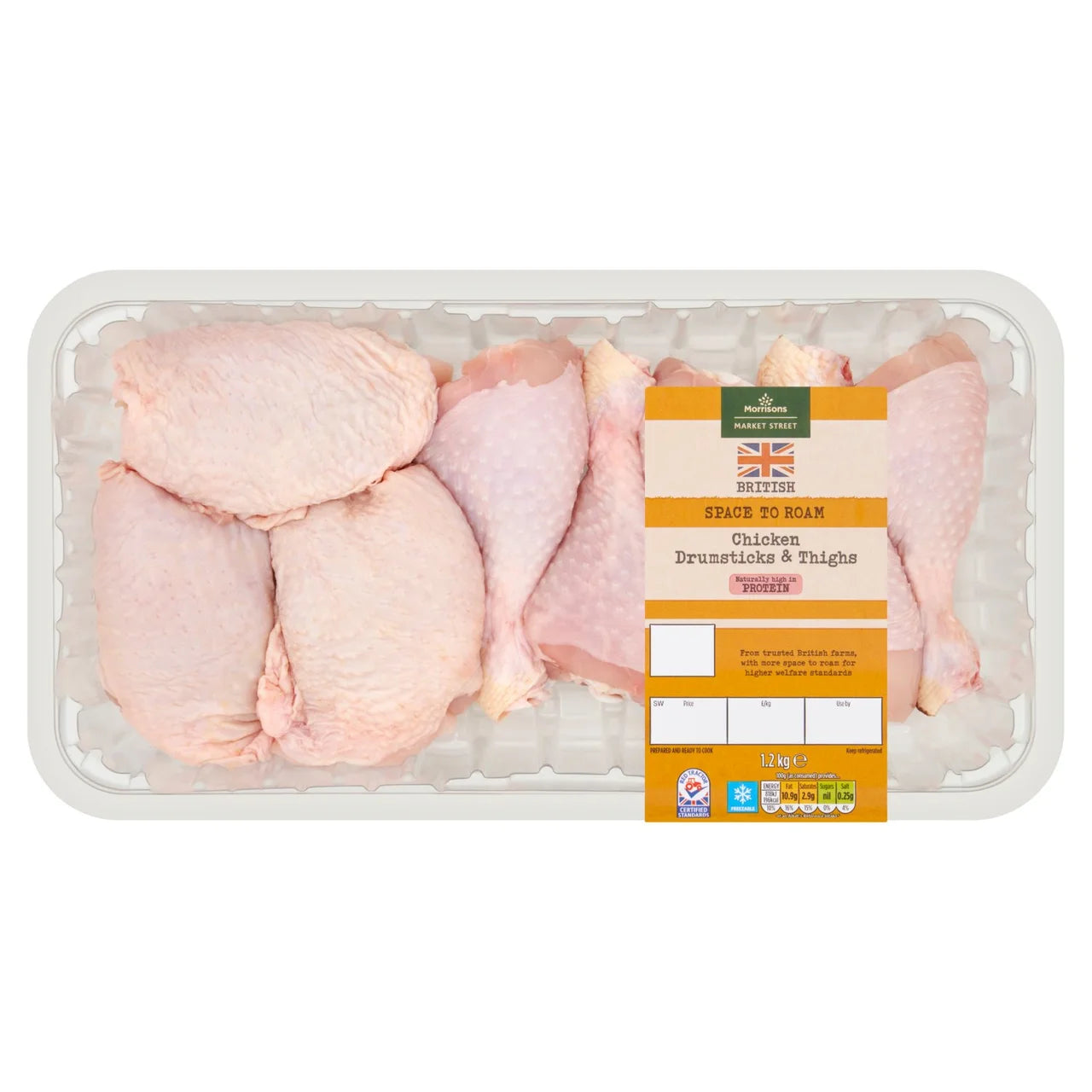 Morrisons Chicken Drumsticks Thigh 1.2kg