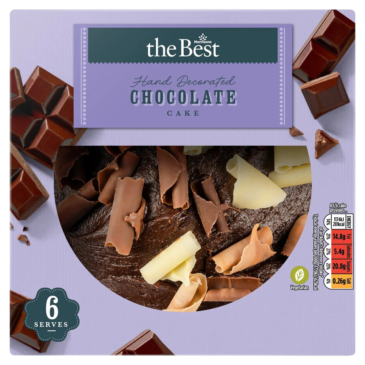 Morrisons Best Chocolate Cake 406g