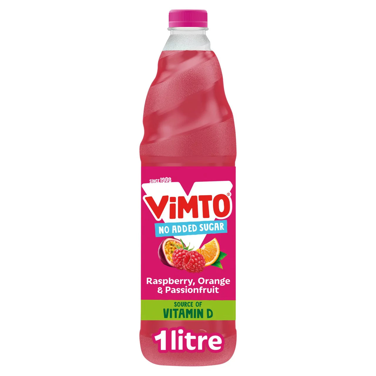 Vimto Squash Remix Raspberry Orange & Passionfruit 1L