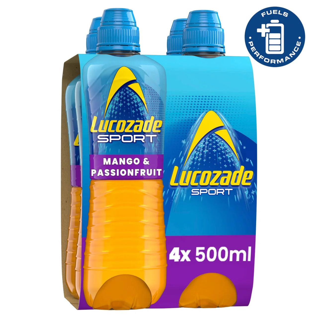 Lucozade Sport Mango & Passionfruit Sport Drink 4 x 500ml