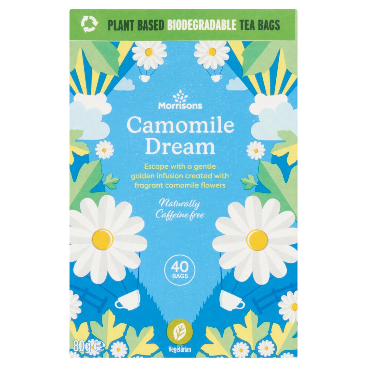 Morrisons 40 Pure Camomile Tea Bags 80g