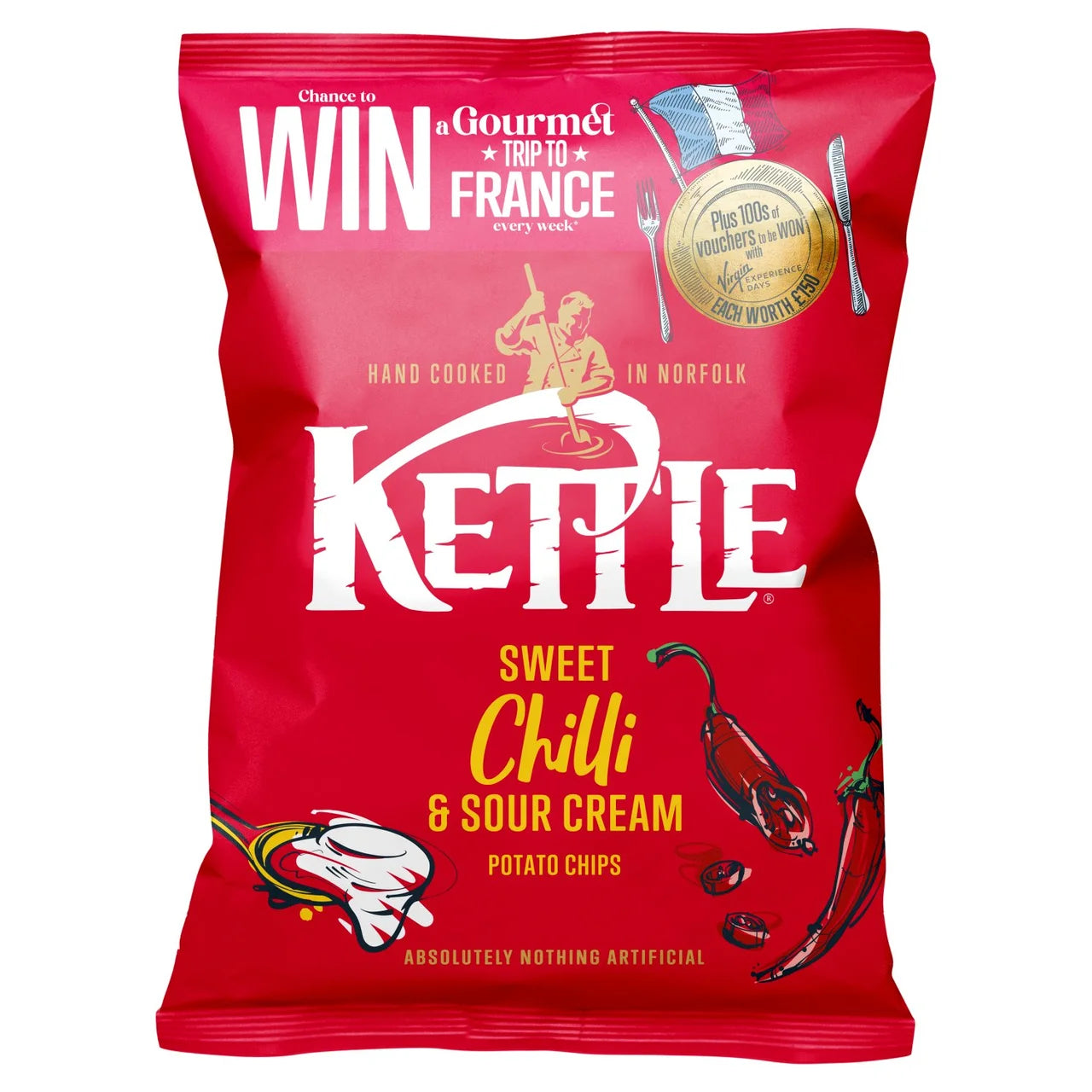 Kettle Chips Sweet Chilli & Sour Cream 130g