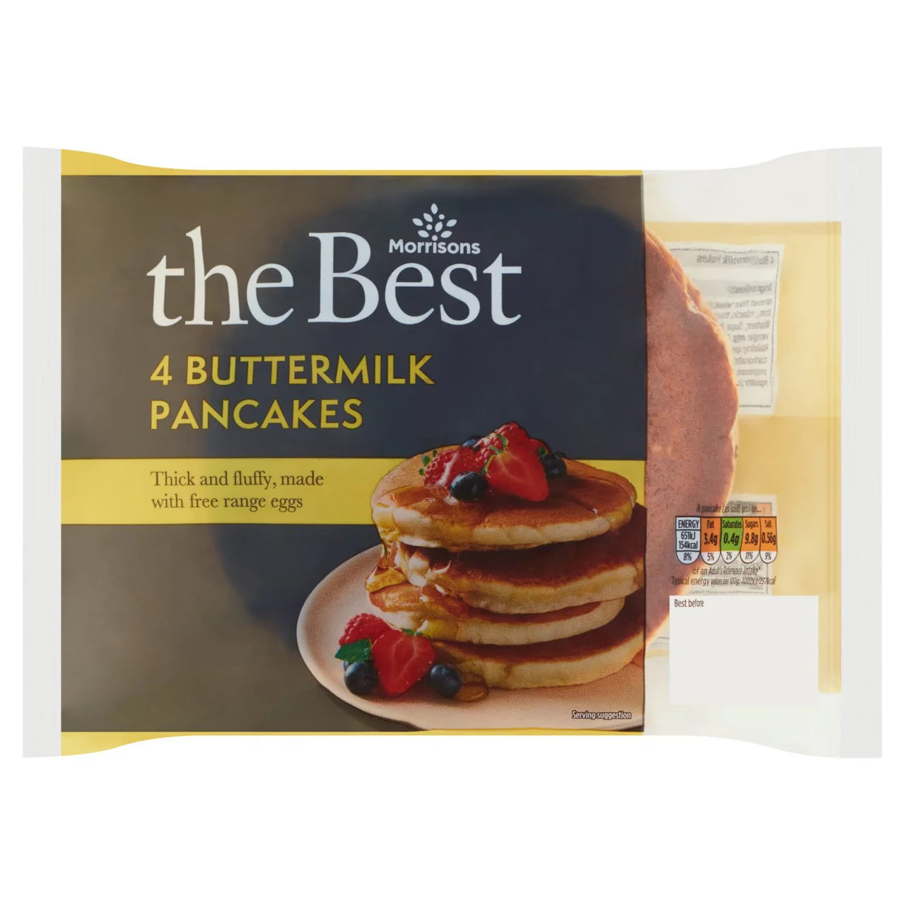 Morrisons The Best 4 Buttermilk Pancakes