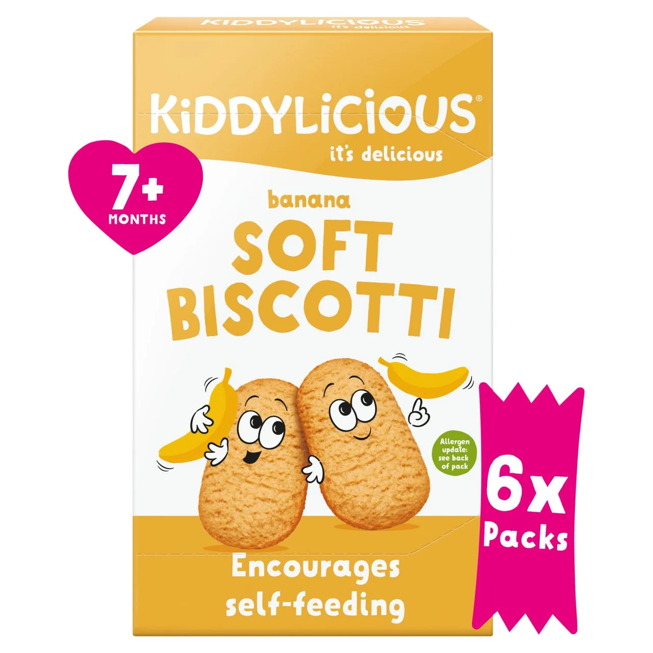 Kiddylicious Banana Soft Biscotti 7 months