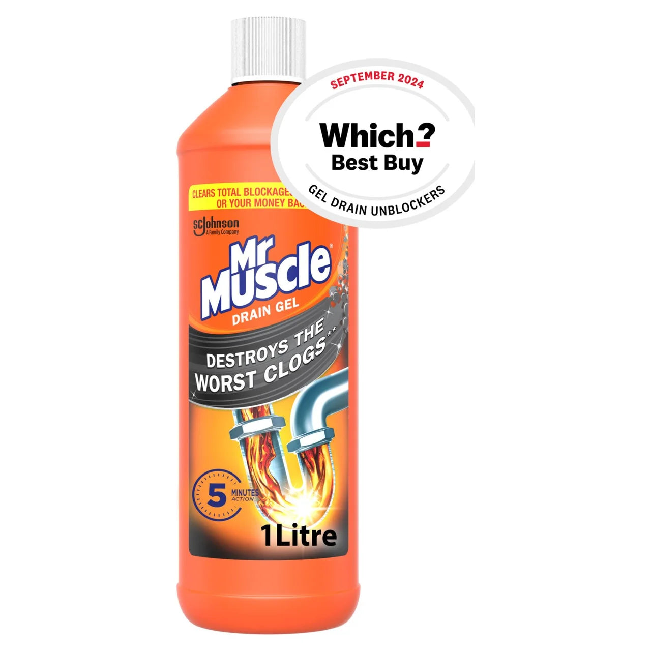 Mr Muscle Drain Max Unblocker 1L