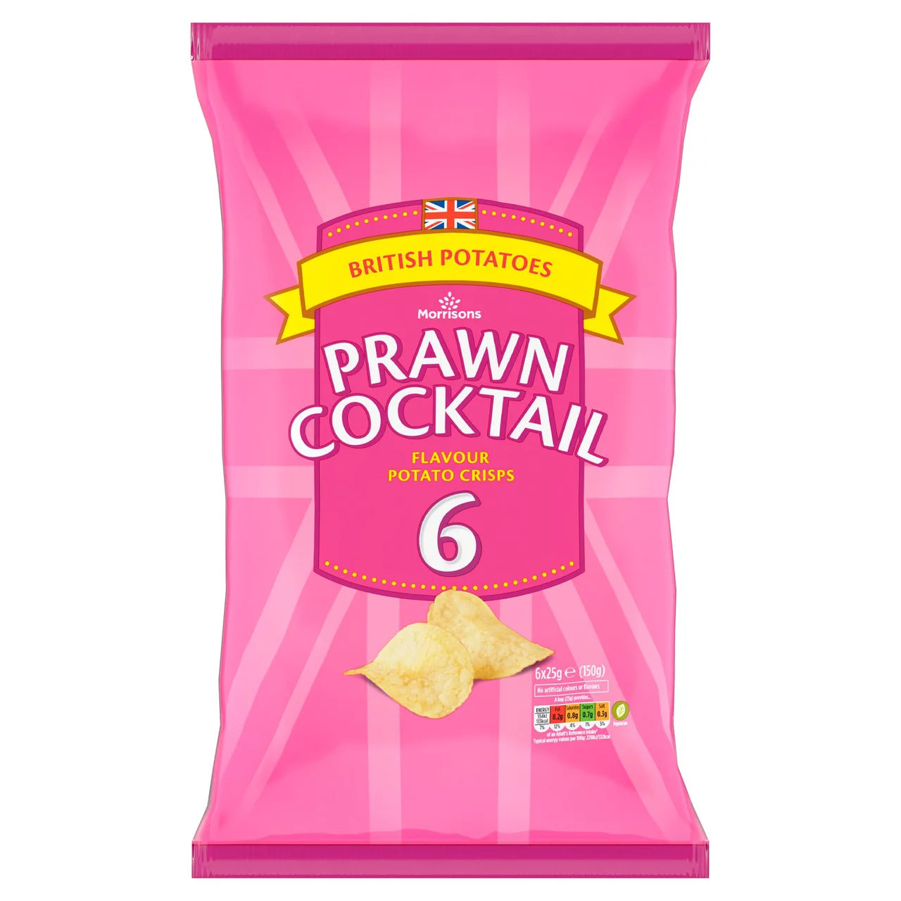 Morrisons Prawn Cocktail Crisps 6pk