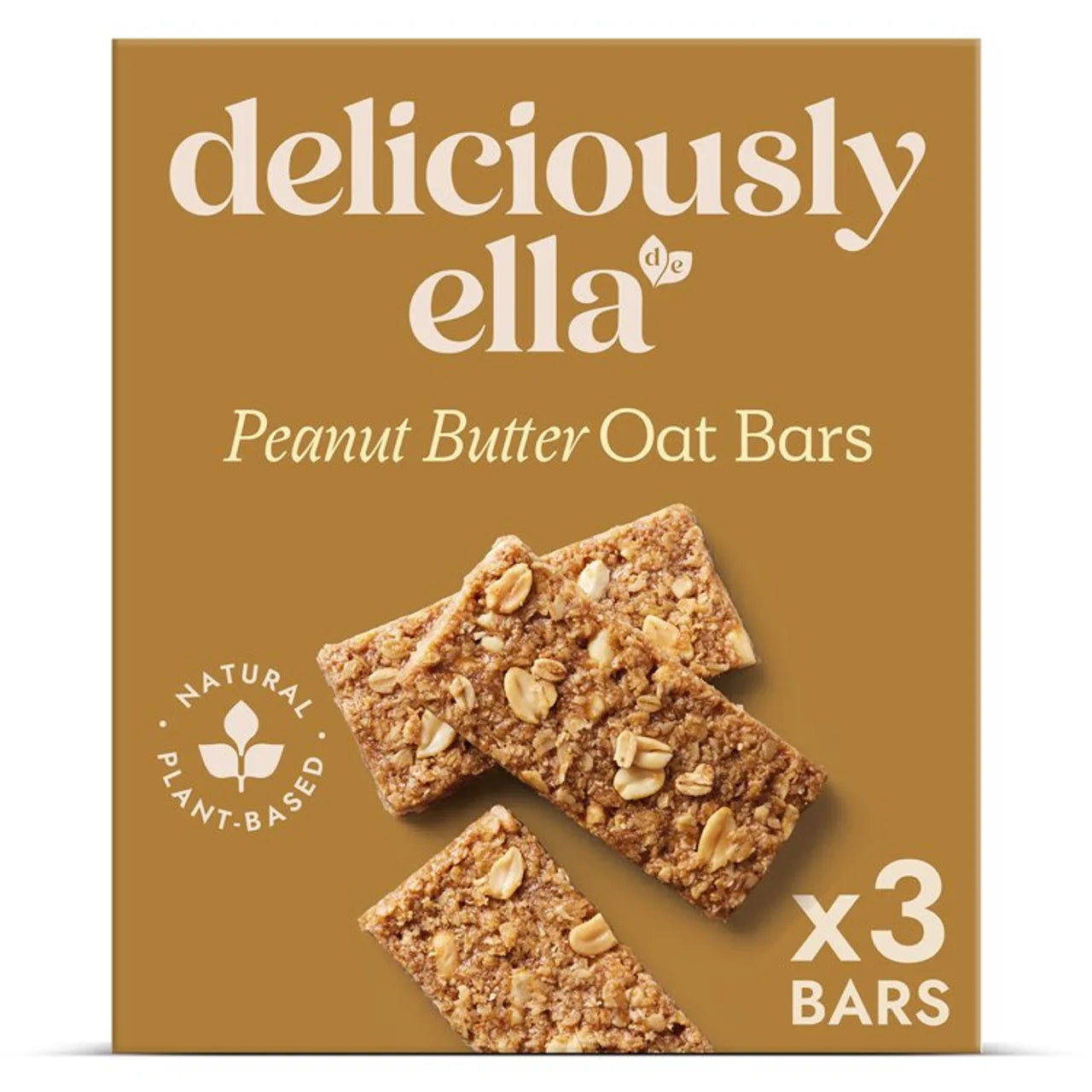 Deliciously Ella Baked Oat Bar Peanut Butter 3 x 50g