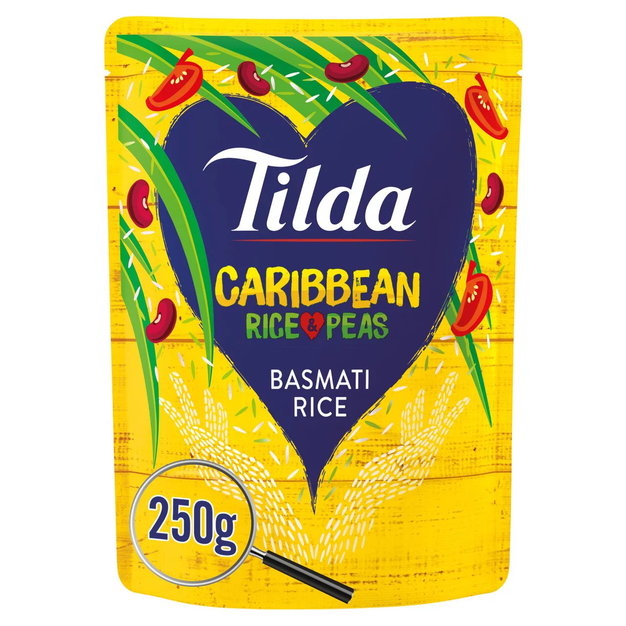 Tilda Microwave Caribbean Rice & Peas Basmati Rice 250g