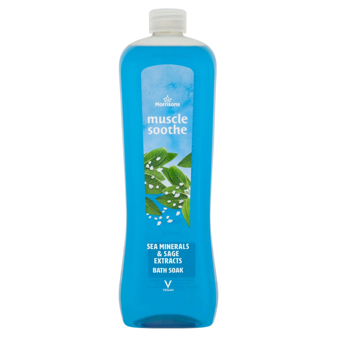 Morrisons Muscle Soothe Sea Minerals & Sage Bath Foam 750ml