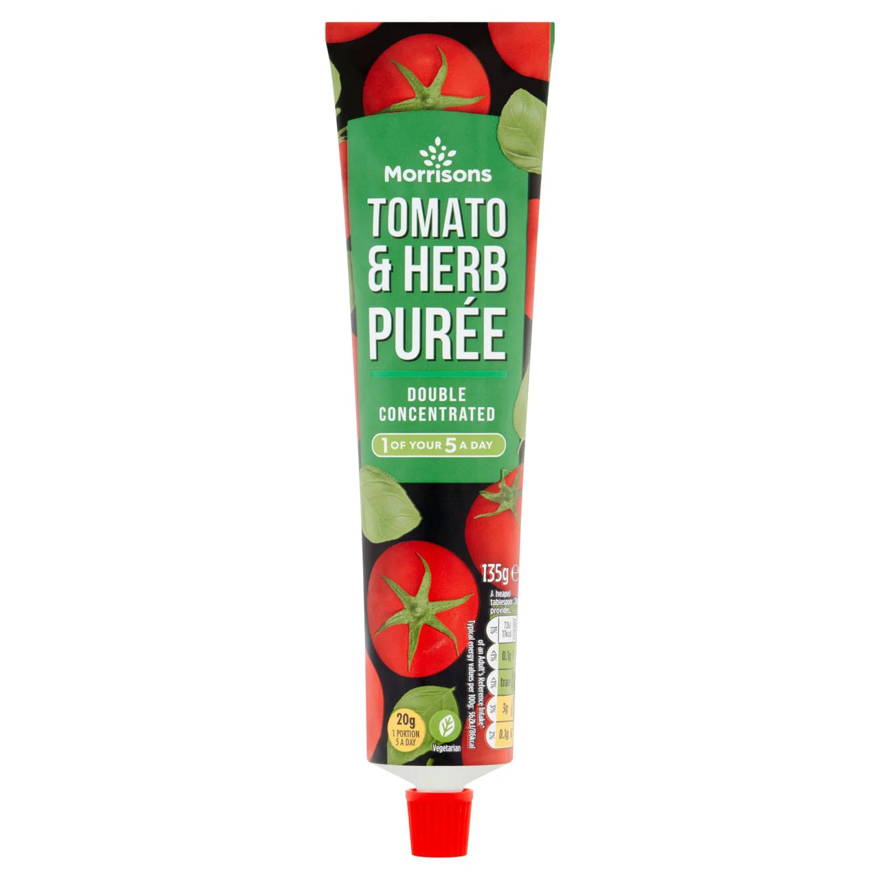 Morrisons Tomato Puree with Basil 135g