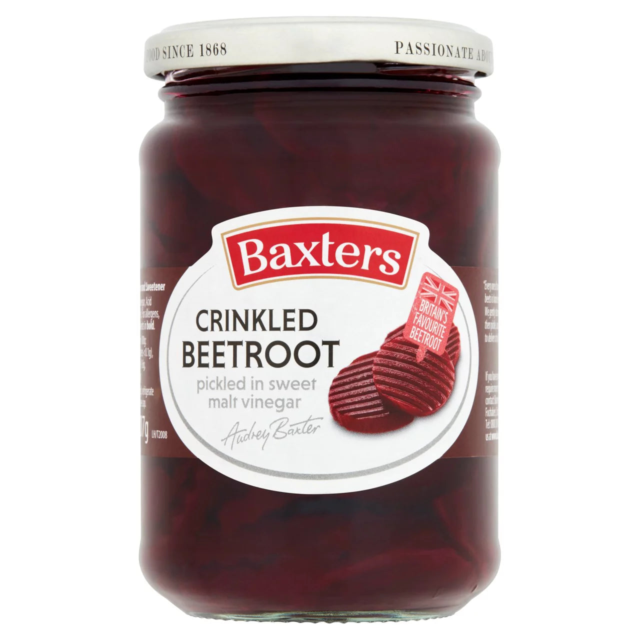 Baxters Crinkle Cut Beetroot 340g