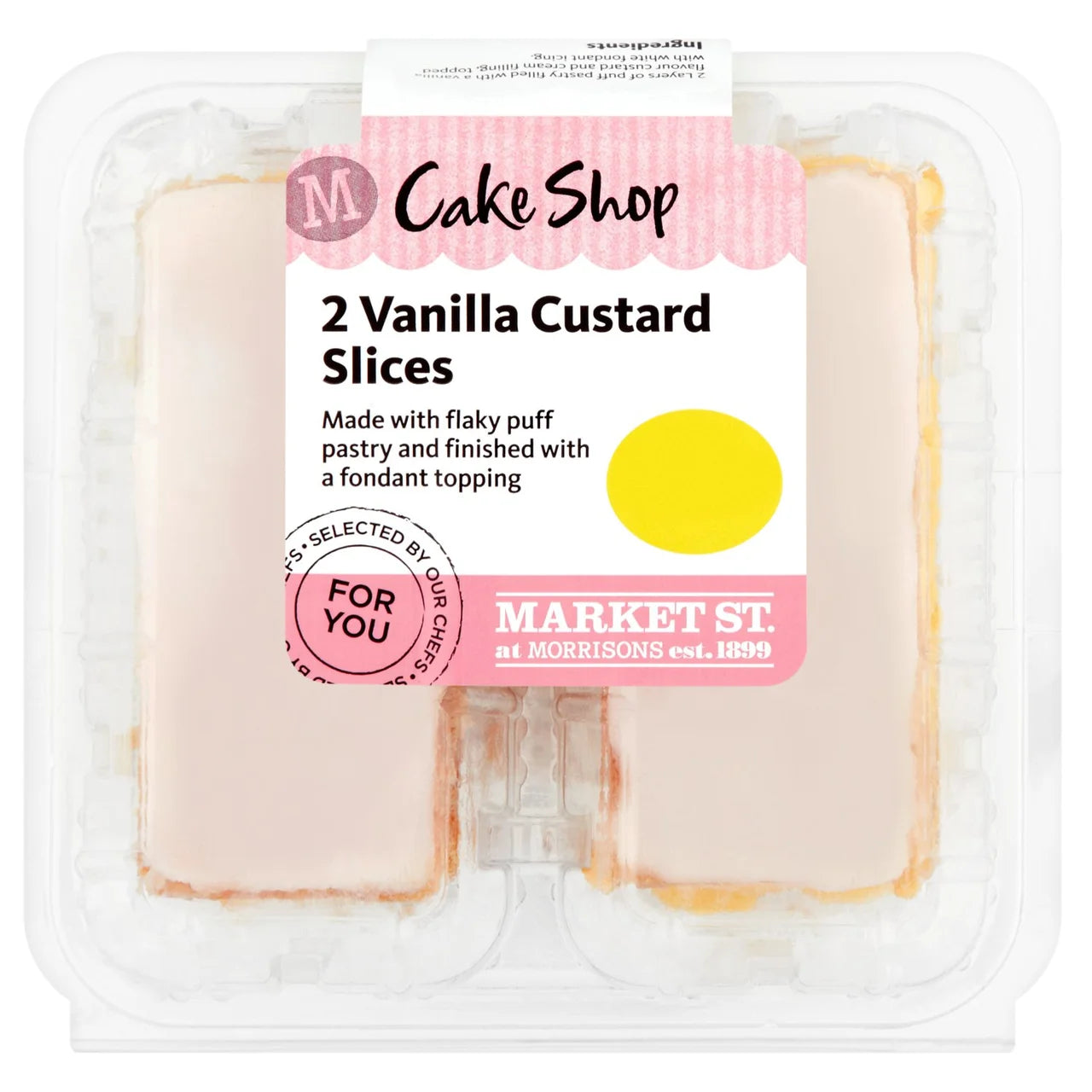 Morrisons Vanilla Slice 2pk