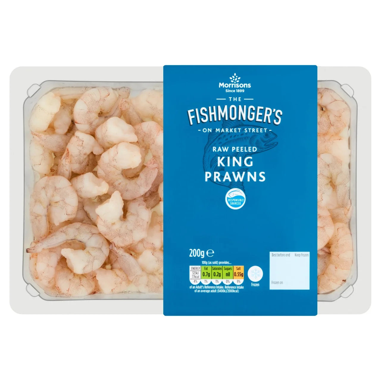 Morrisons Raw Peeled King Prawns 200g