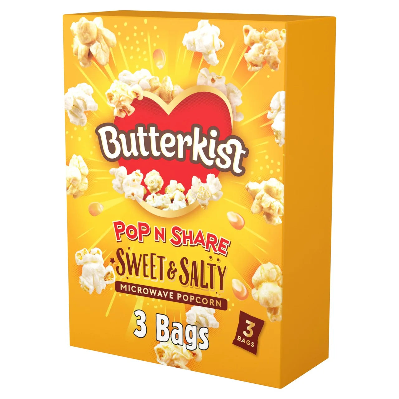 Butterkist Sweet & Salty Microwave Popcorn 3 x 60g