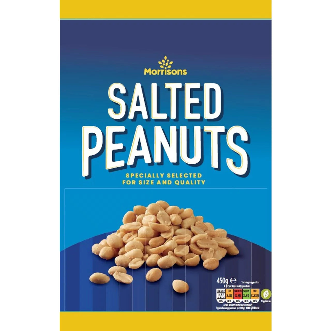 Morrisons Salted Peanuts 450g