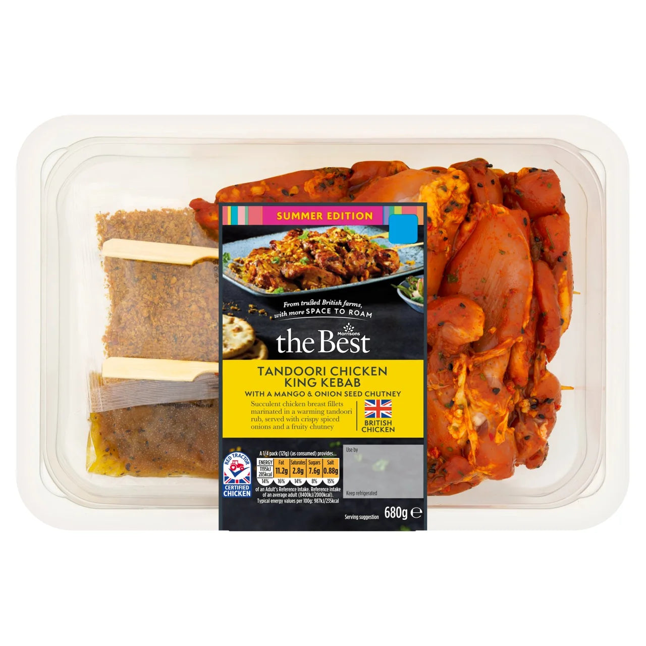 Morrisons The Best Tandoori Chicken King Kebab 680g
